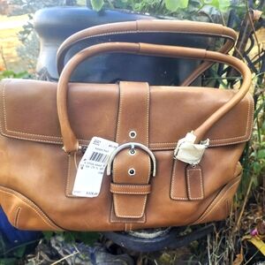 Coach leather purse